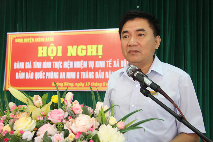 UBND huyện sơ kế hoạt động 6 tháng đầu năm và đề ra phương hướng nhiệm vụ 6 tháng cuối năm 2017